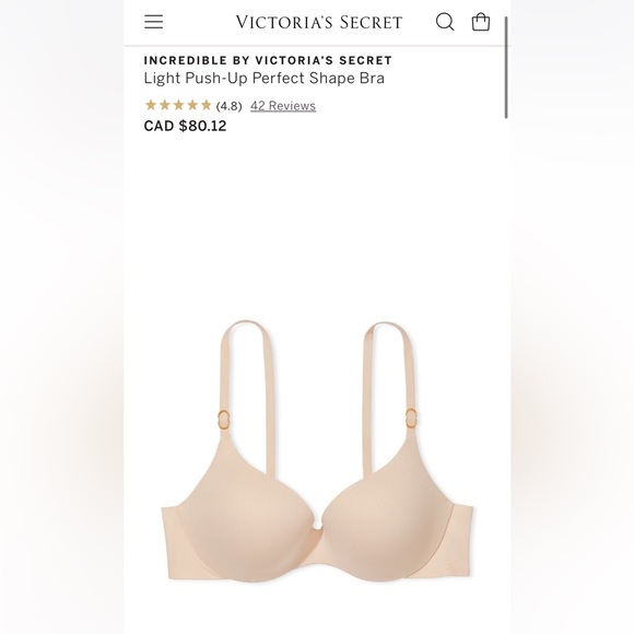 Victoria’s Secret Incredible Perfect Shape Bra - Picture 2 of 2